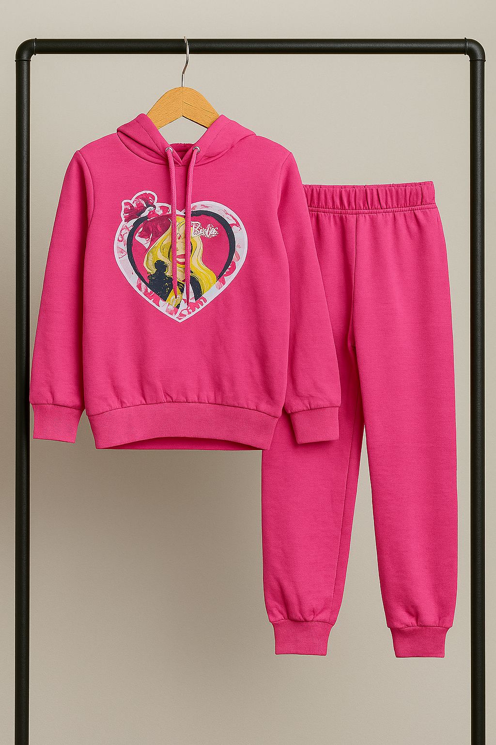 Trening fucsia cu imprimeu Barbie – Sweet Power