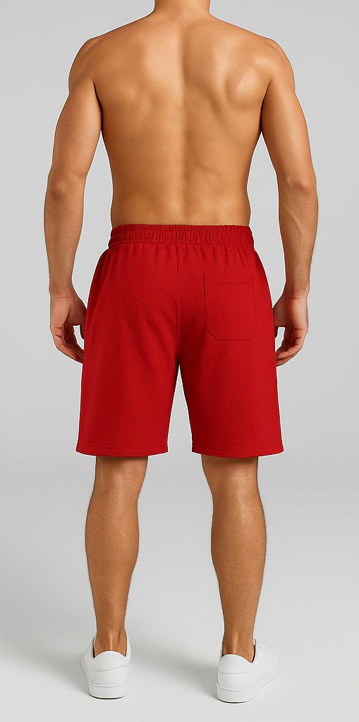Pantaloni scurți „Crative Red” – Streetwear cu atitudine